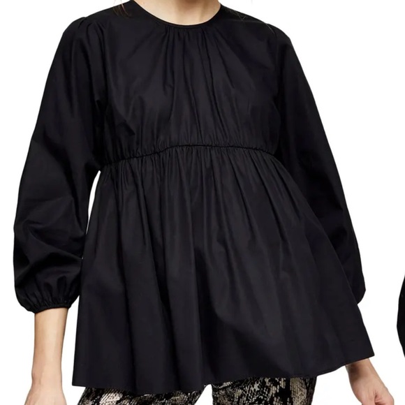 Topshop MATERNITY Tops - Topshop Poplin Gathered Maternity Top